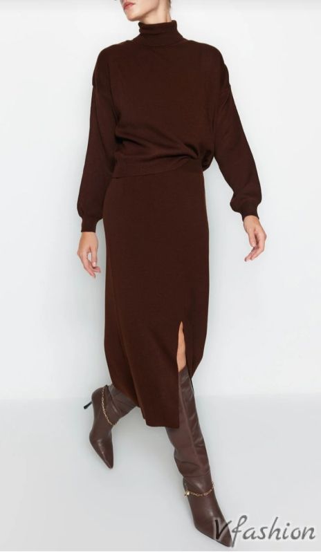 Комплект пола и блуза - плетиво