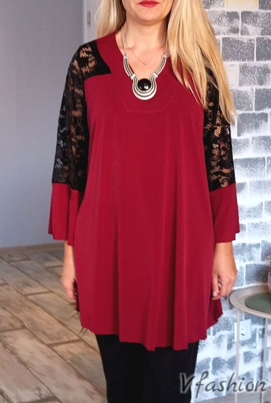 Туника с дантела