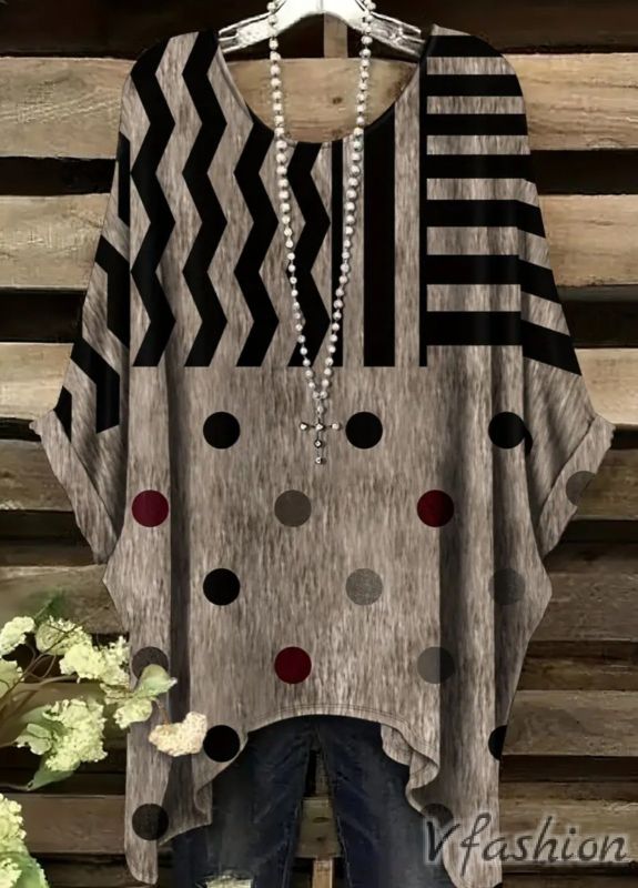 Ежедневна блуза с принт