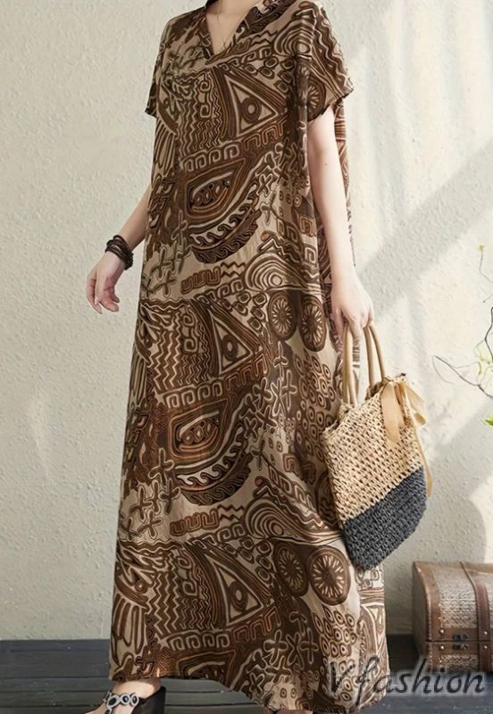 Дълга рокля в бохо стил