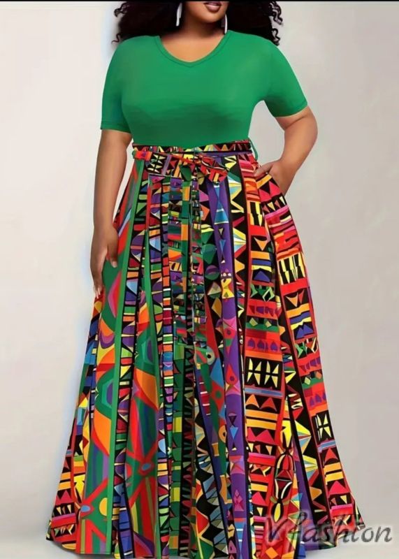 Дълга рокля с джобове