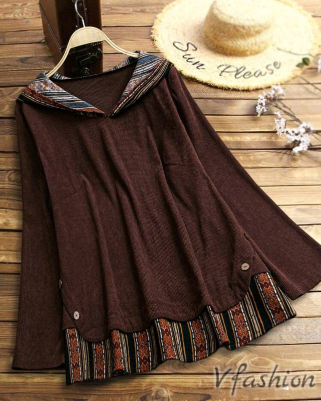 Блуза с бохо акценти