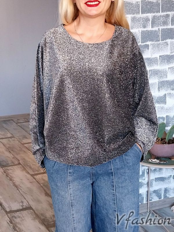 Блуза с ламе