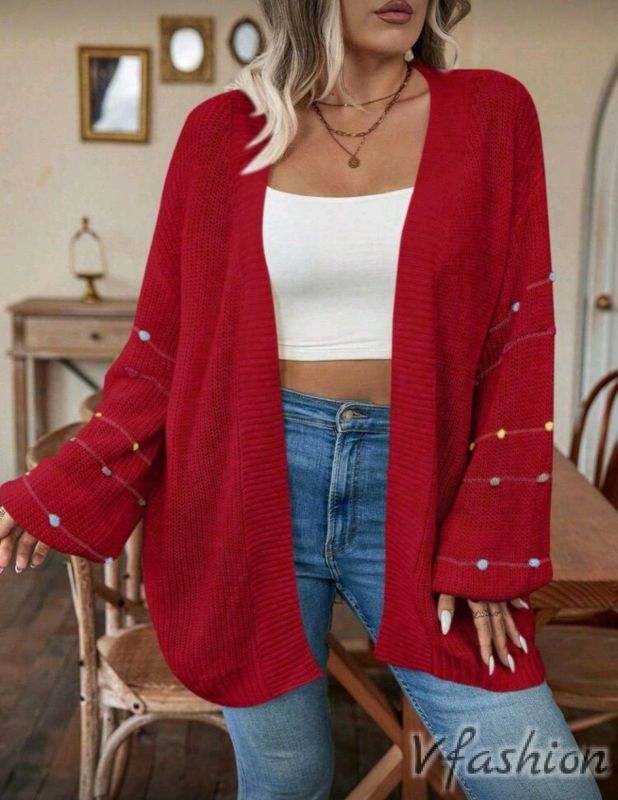 Жилетка с цветни мотиви