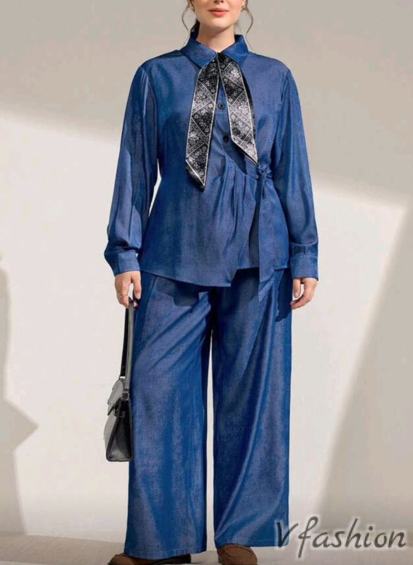 Комплект панталон и риза с шалче