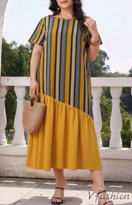 Рокля на райета с волан