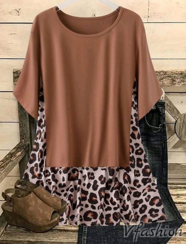 Туника с леопардов мотив
