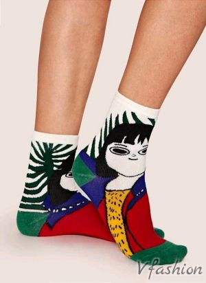 Дамски чорапи с момиче - 176688