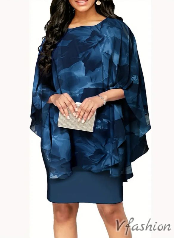 Официална рокля с наметало