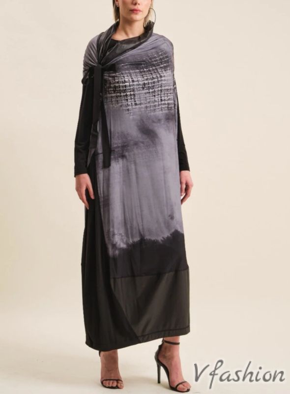 Екстравагантна рокля от две части