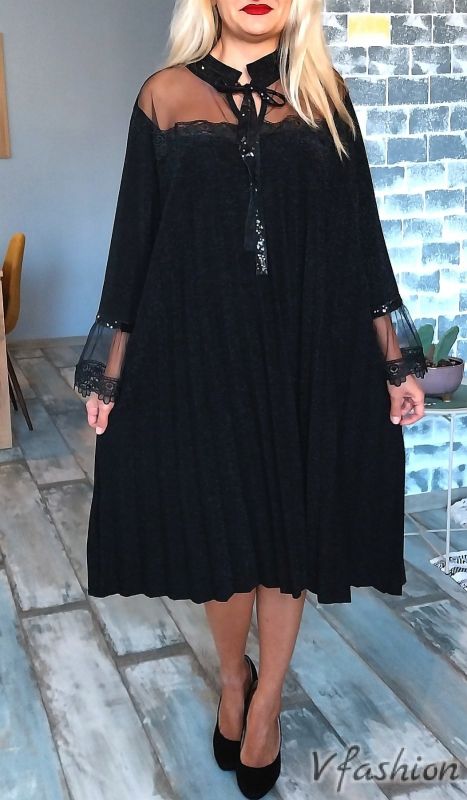 Рокля солей с тюл