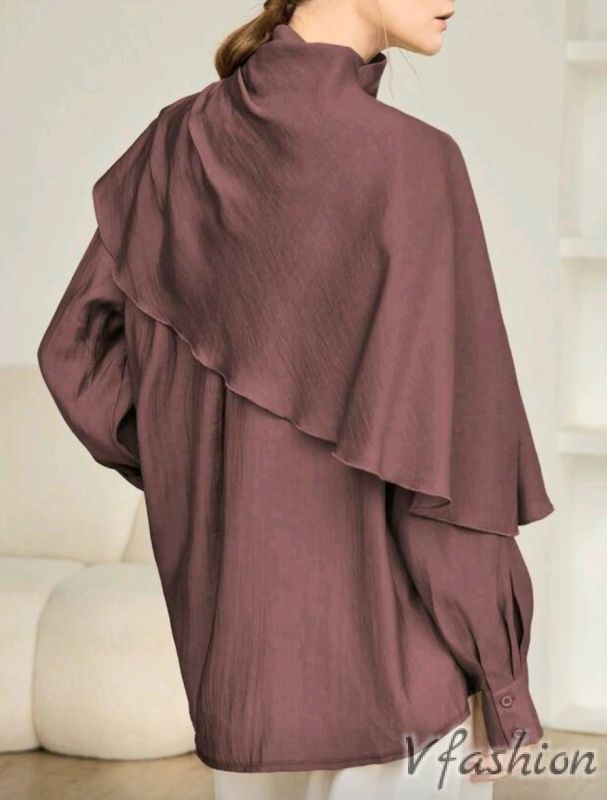 Екстравагантна риза - кафява