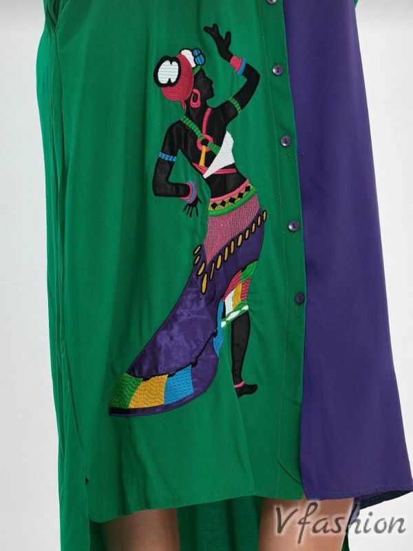 Рокля-риза с джобове