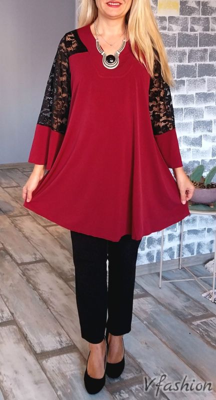 Туника с дантела