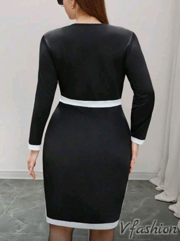 Права рокля в черно и бяло