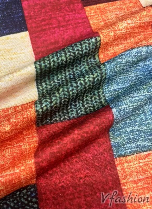 Комплект рокля с принт и наметка