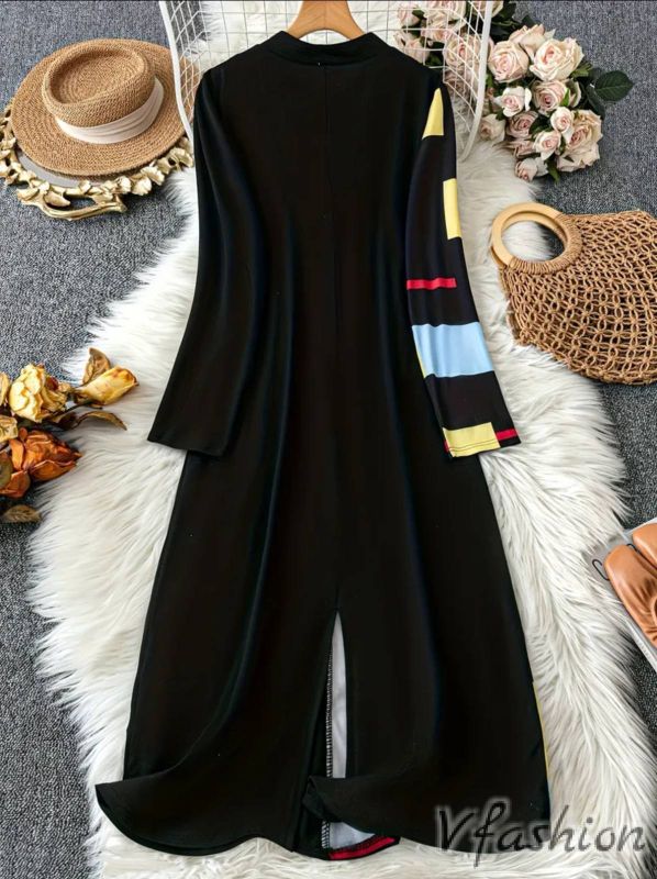 Еластична рокля с цип