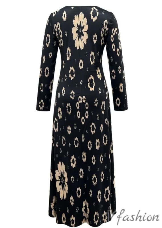 Еластична рокля на цветя