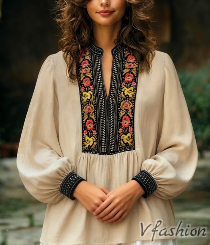 Блуза в бохо стил