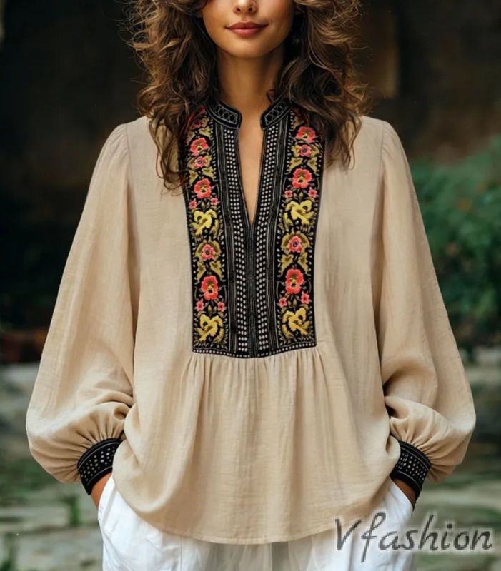 Блуза в бохо стил