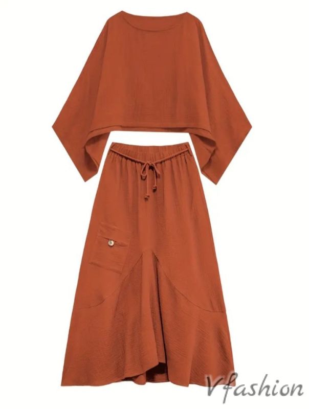 Комплект пола и широка блуза