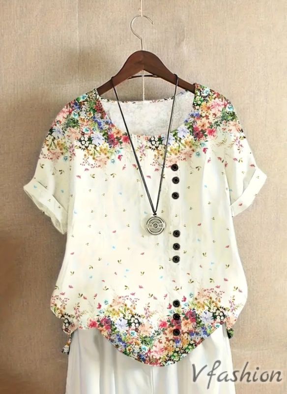 Блуза на цветчета