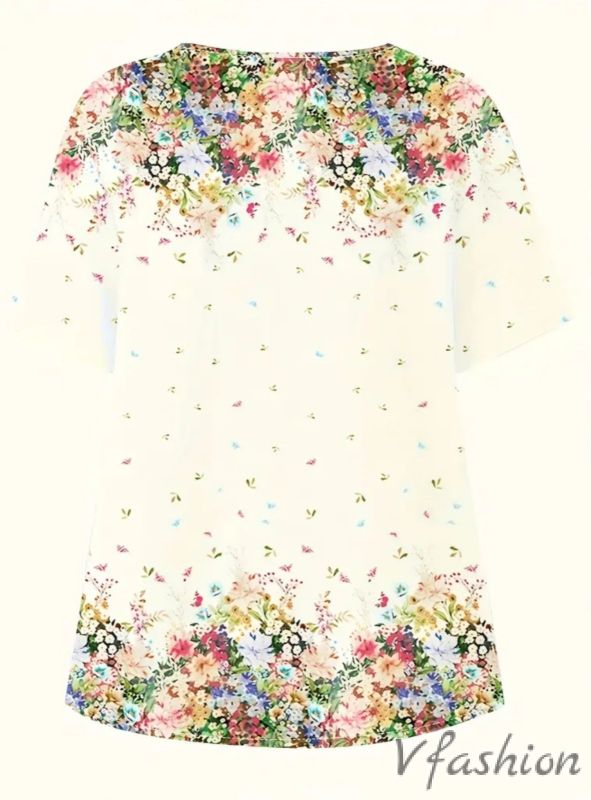 Блуза на цветчета