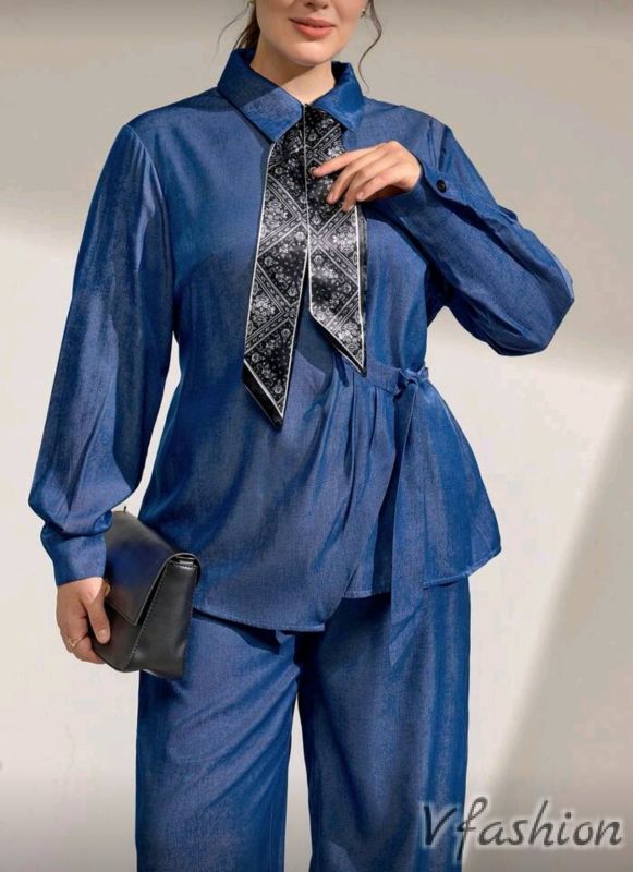 Комплект панталон и риза с шалче