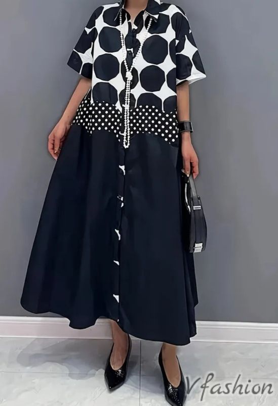 Рокля-риза на точки