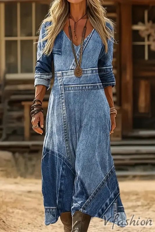 Еластична рокля с принт