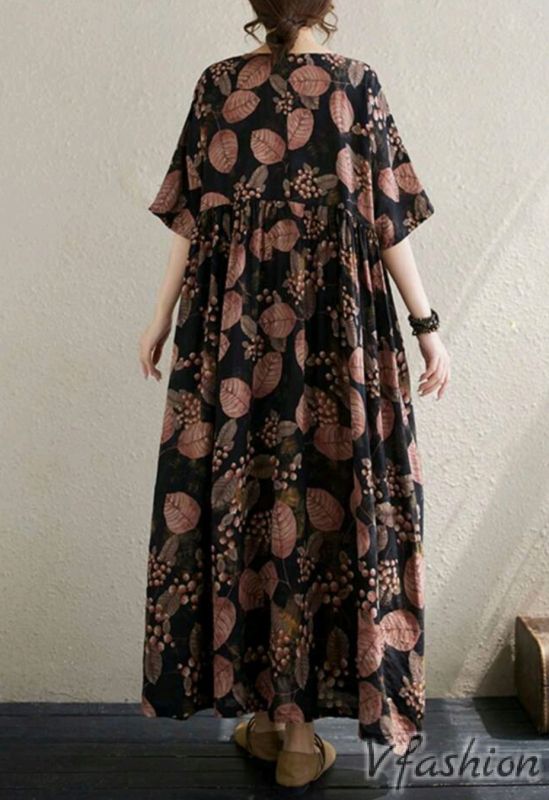 Разкроена рокля с джобове