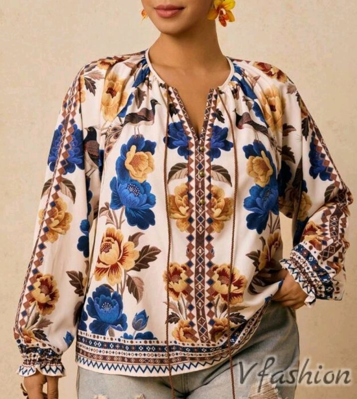 Блеза на цвета в етно стил