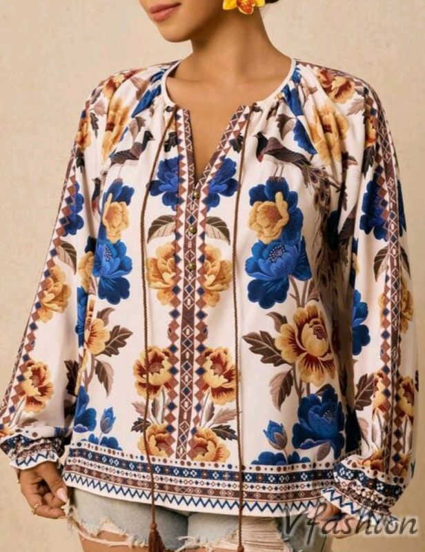 Блеза на цвета в етно стил