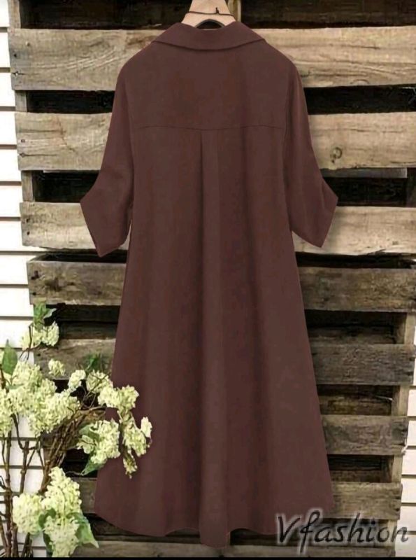Рокля-риза - кафява