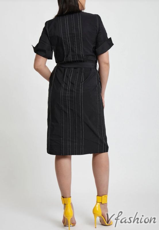 Рокля с цип и колан