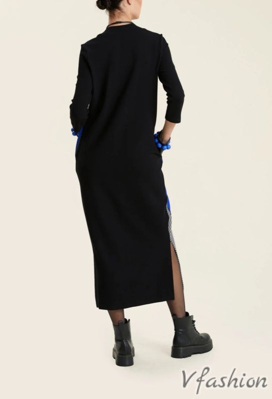 Рокля с джобове и гердан