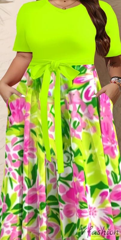 Дълга рокля с джобове