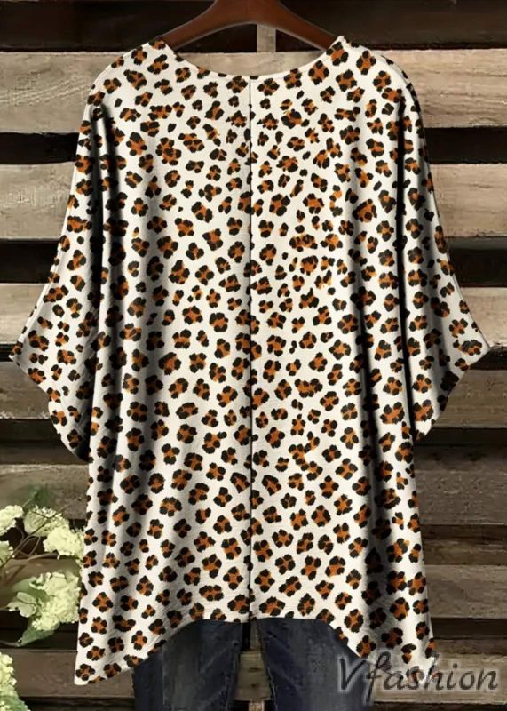 Еластична блуза с принт момиче