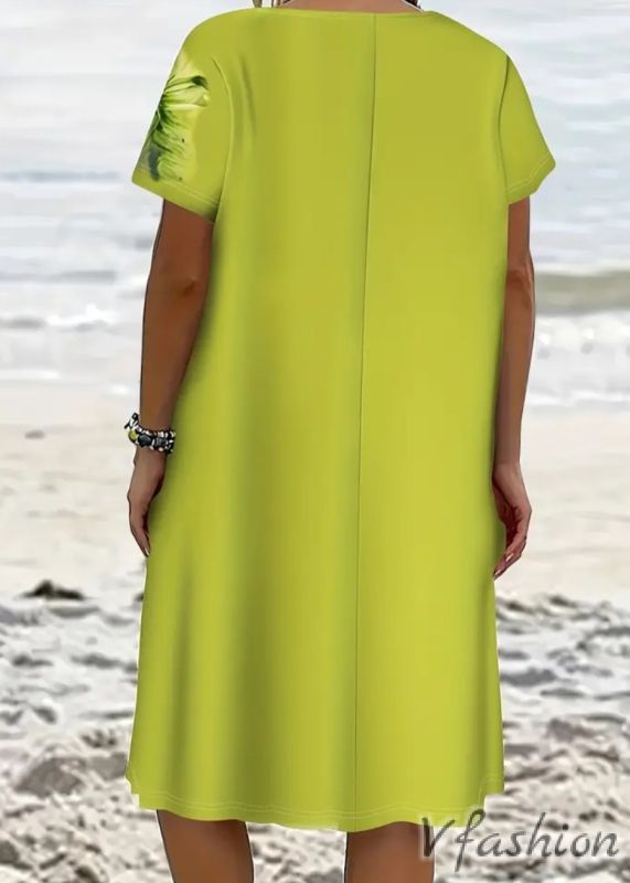 Еластична рокля с джобове