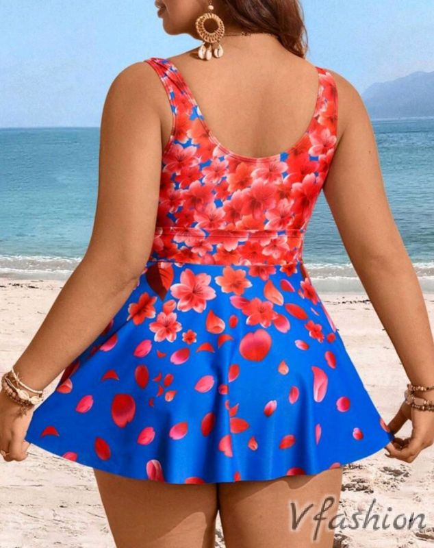 Бански тип "рокличка" на цветя