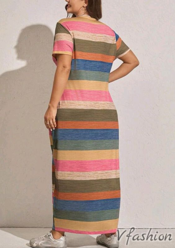 Рокля на райета с джобове