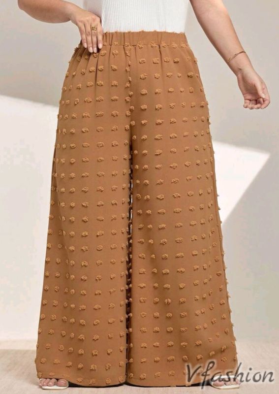 Широк панталон с джобове