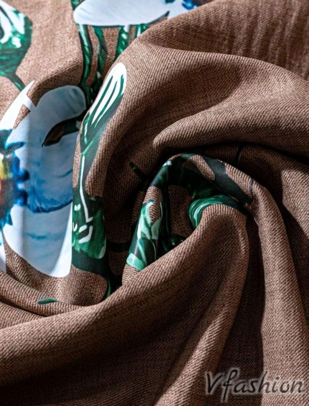 Блуза с принт цветя