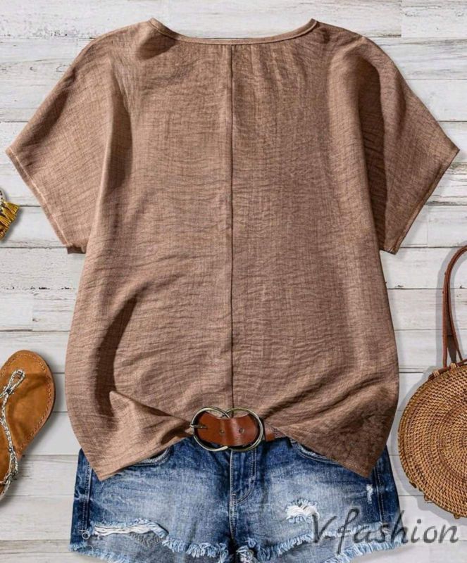 Блуза с принт цветя