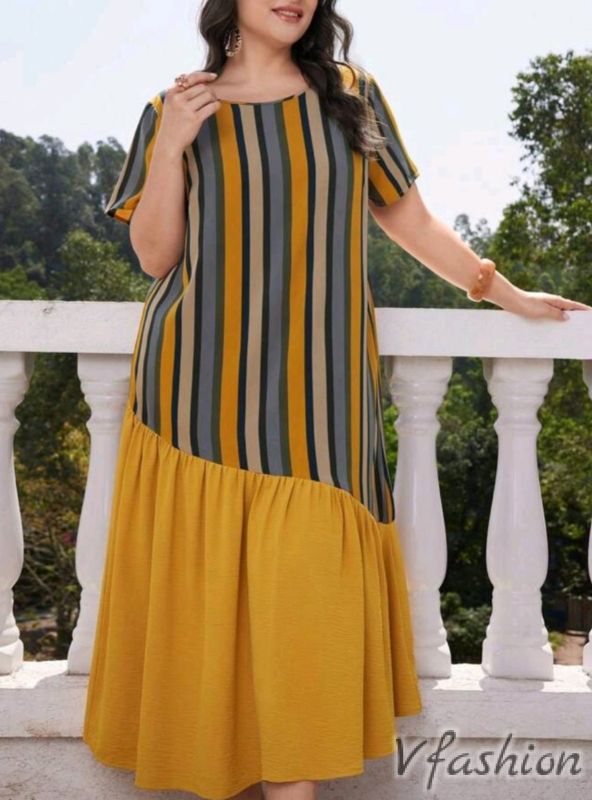 Рокля на райета с волан