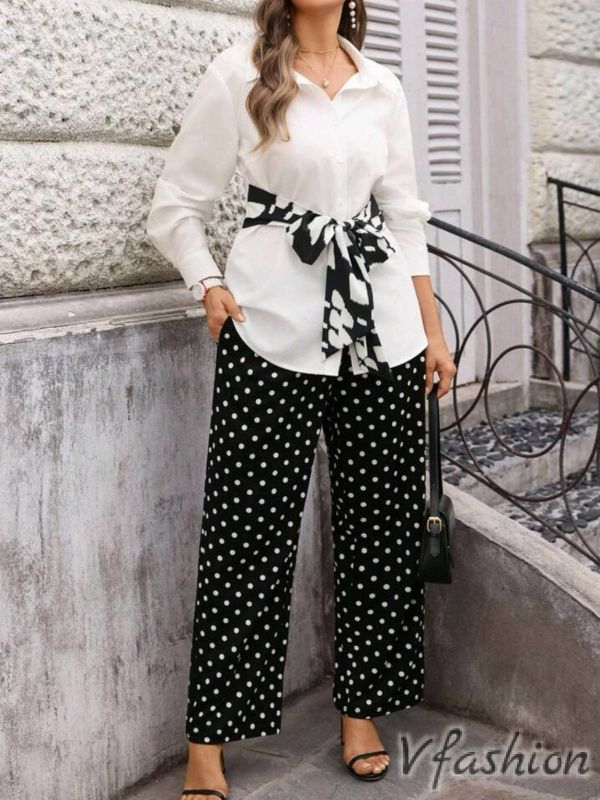 Костюм панталон и риза