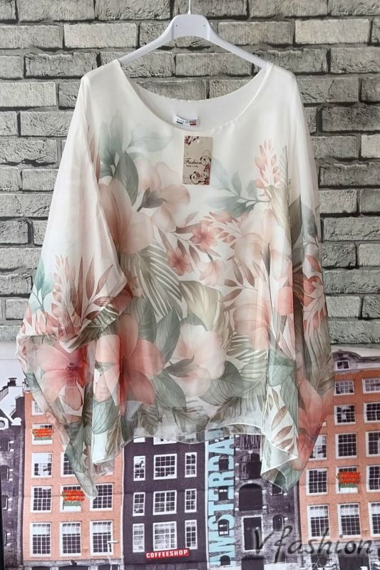 Комплект панталон солей и шифонена блуза