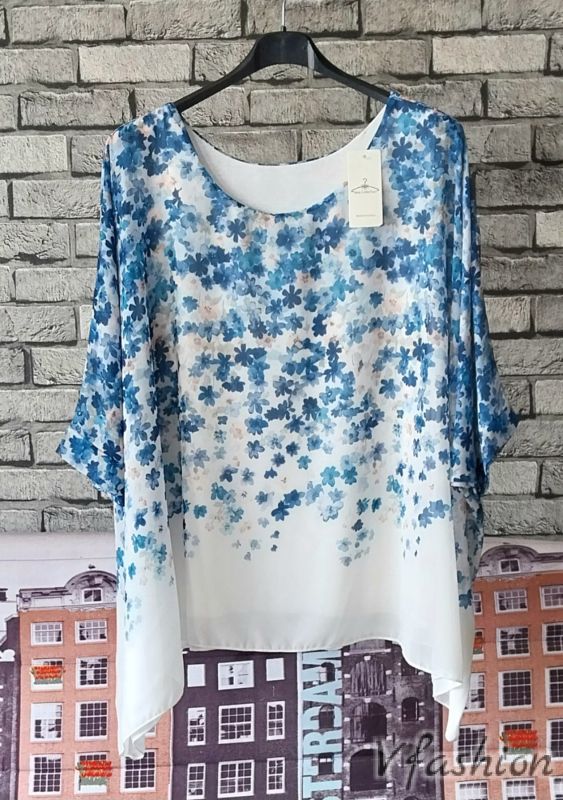 Комплект панталон солей и шифонена блуза