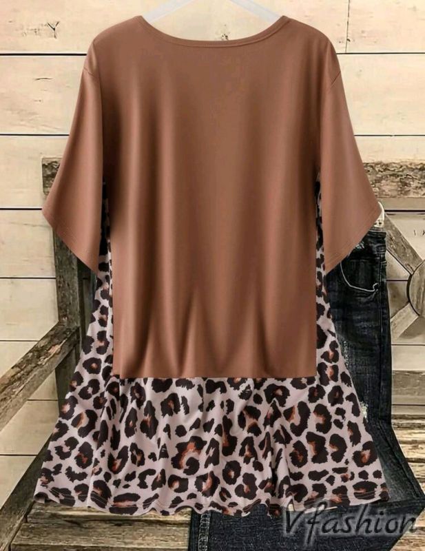 Туника с леопардов мотив