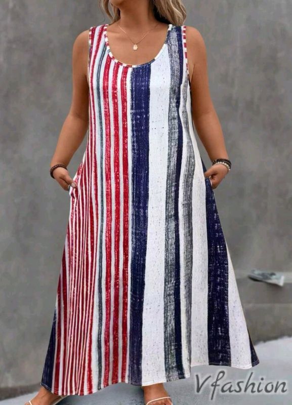 Рокля на райета с джобове